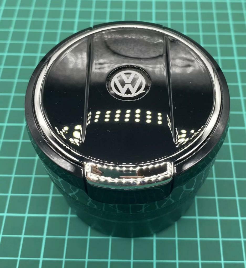 Volkswagen Ashtray Cup Bin Coin Holder Ceramic Polo Golf Passat Arteon