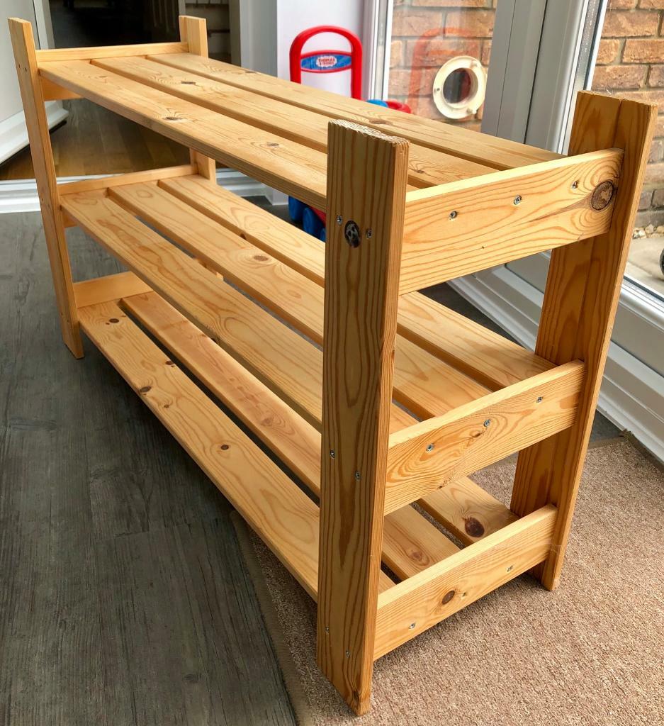 Shoe rack solid pine in Winchester, Hampshire Gumtree