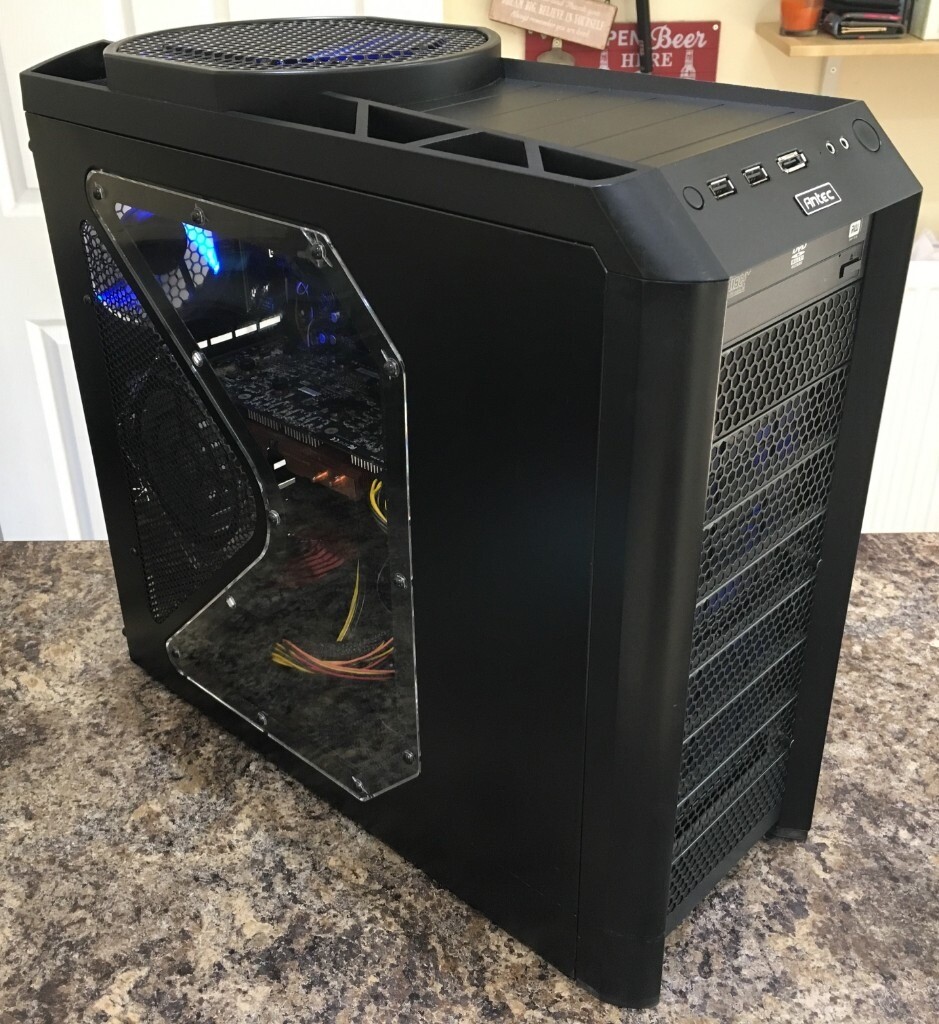Gaming PC, AMD FX 8 Core CPU, 16GB RAM, 128GB SSD & 2TB HDD, GeForce ...
