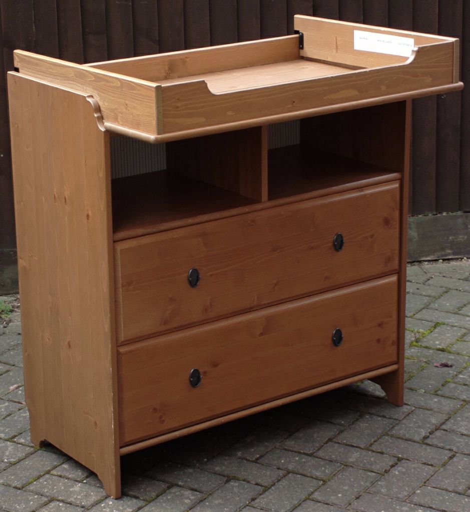 IKEA LEKSVIK baby change table & chest of drawers *CONVERTIBLE!* in