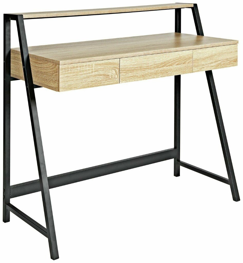 Argos Home Desk with Shelf Oak Effect in Horncastle, Lincolnshire