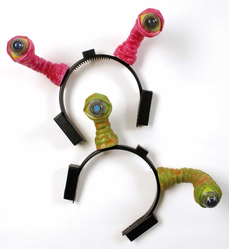 Haarreif Alien Stielaugen Mit/Ohne Leuchteffekt Alienaugen Halloween 125806513f