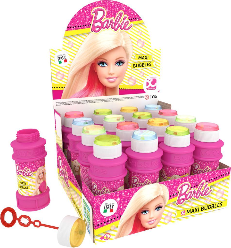 Bolle Di Sapone Barbie Confezione 16 Pz Flacone Maxi Gadget Party sar