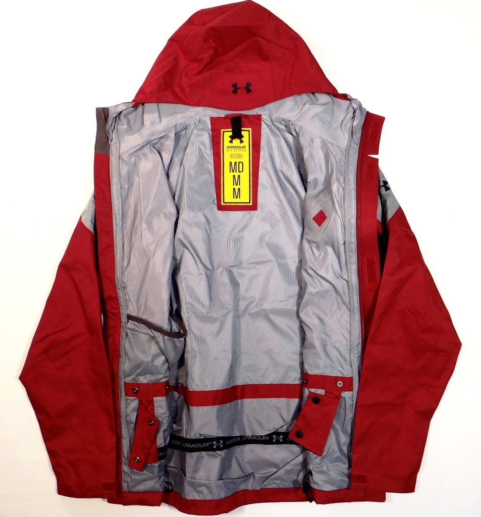Pre-owned Under Armour Burgundy Coldgear Infrared Tripper 3 In 1 Jacket Men's Medium M In Red