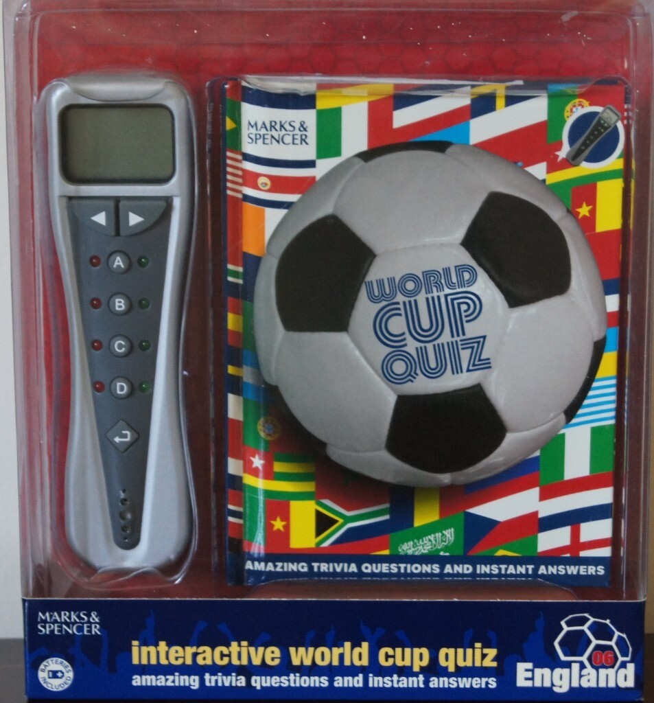 England 06 Interactive World Cup Quiz With Intelliquest Quizmo In Whiteley Hampshire Gumtree