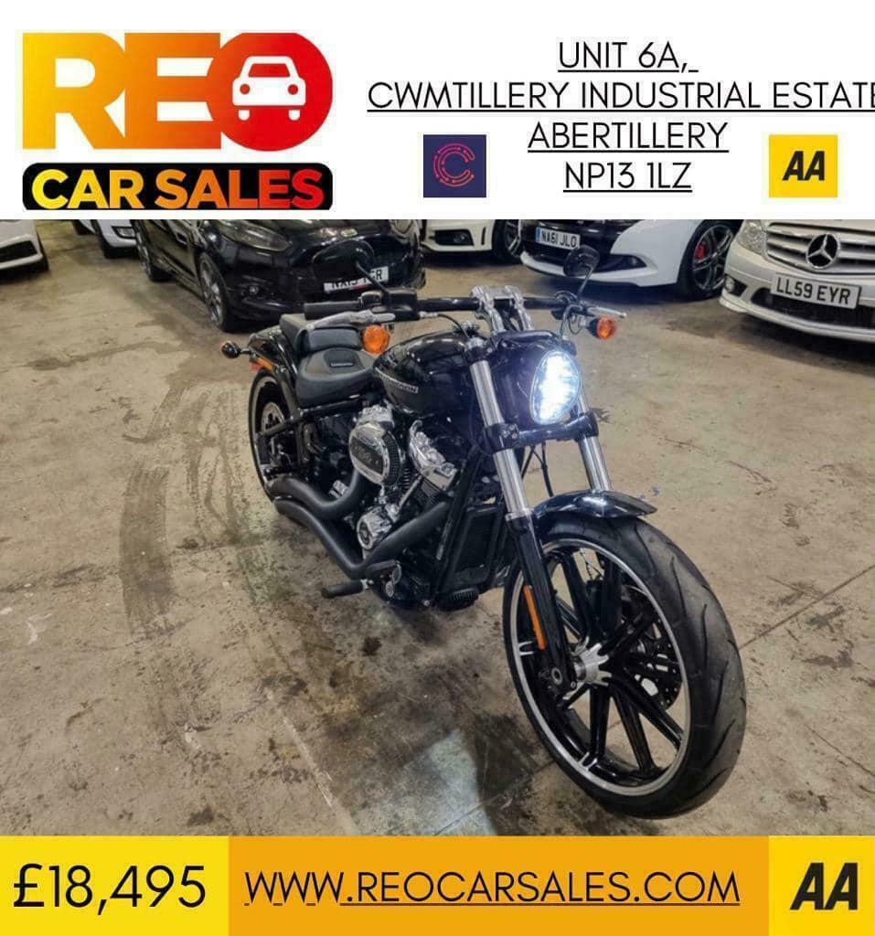 2019 HarleyDavidson SOFTAIL BREAKOUT FXBRS ANX 115th Anniversary (18MY) Petrol in Abertillery