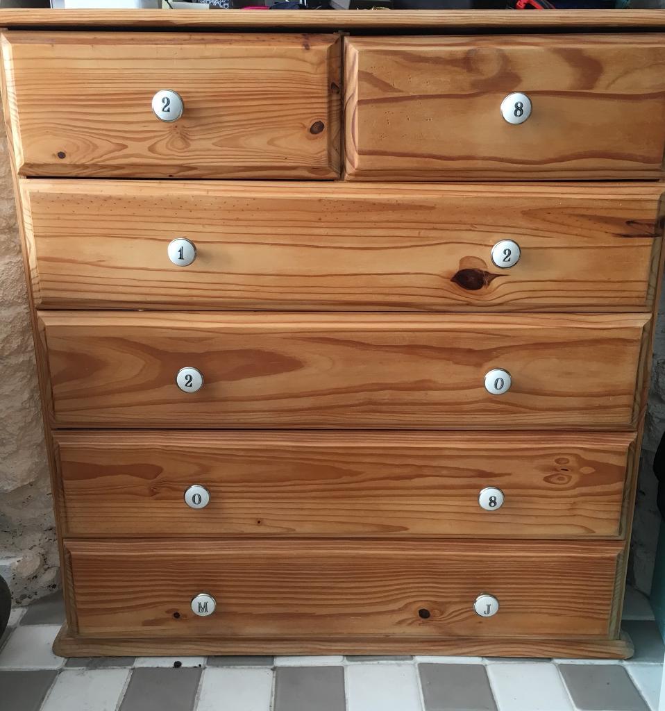 Rustic pine chest of drawers in Wood Green, London Gumtree