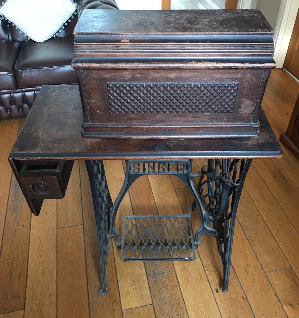 Vintage Singer Sewing Machine Table in Dundonald, Belfast Gumtree