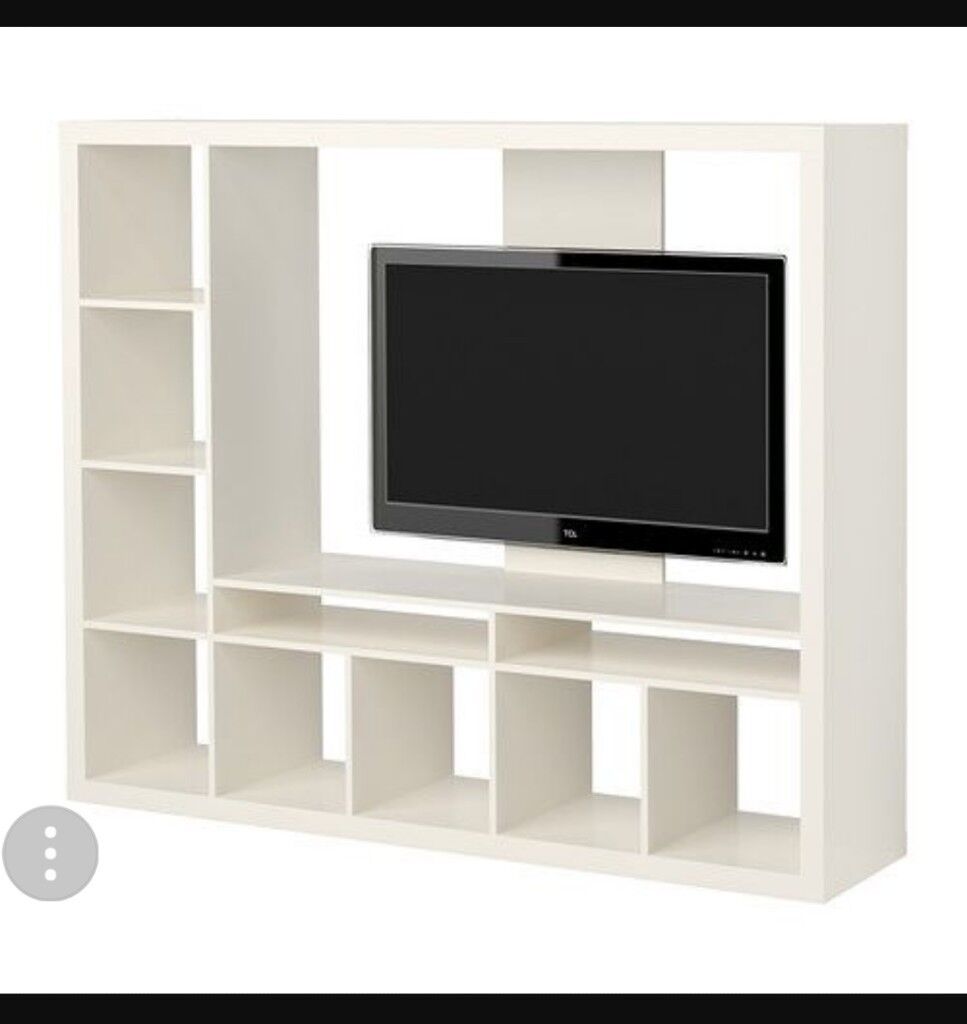 Large White Ikea  Expedit Kallax TV  Unit  in Brentry 