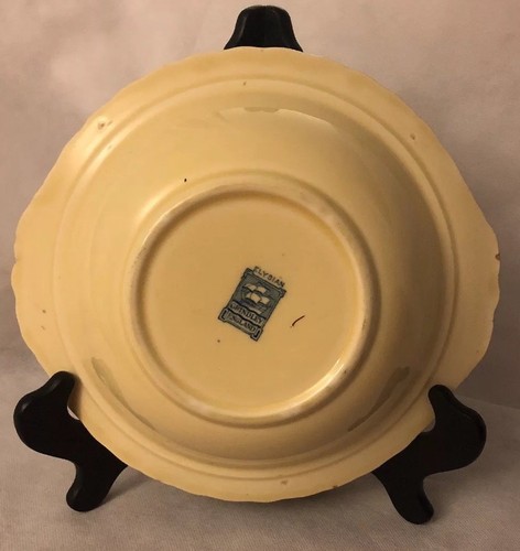 Grindley ELYSIAN Round Vegetable Bowl - Blue Border & Gold Trim