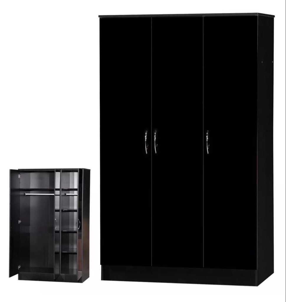 Good Quality New Alpha 3 Door S Wardrobe Bedroom Set Very Cheap