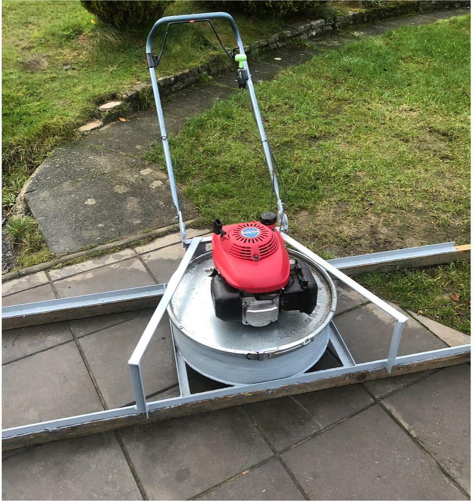 Honda vibrating power concrete beam screed tamp float serviced