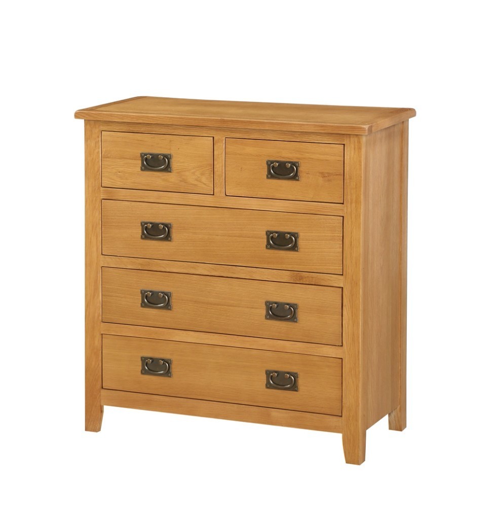 CLEARANCE NATURAL OAK 2+3 CHEST OF DRAWERS SELECTION OF LIVING ROOM