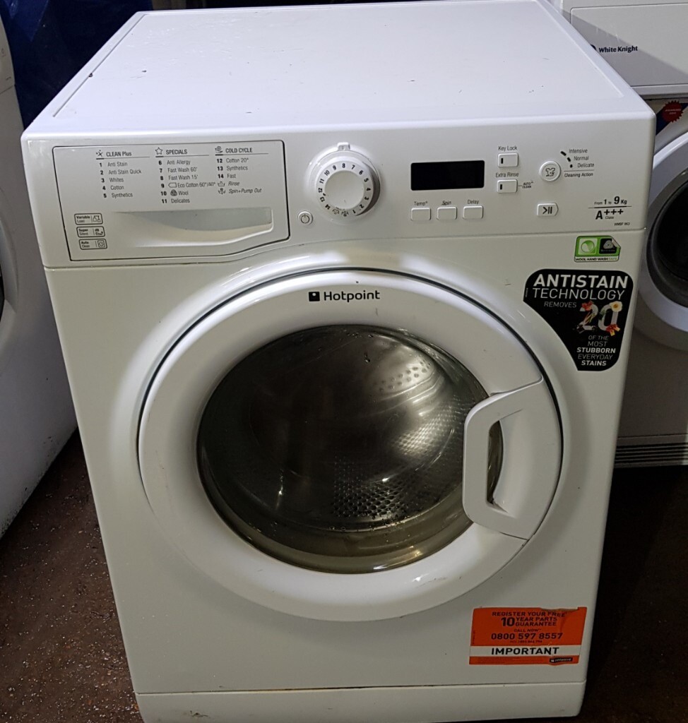 HOTPOINT 9KG WASHING MACHINE IN GOOD WORKING ORDER in Hedge End