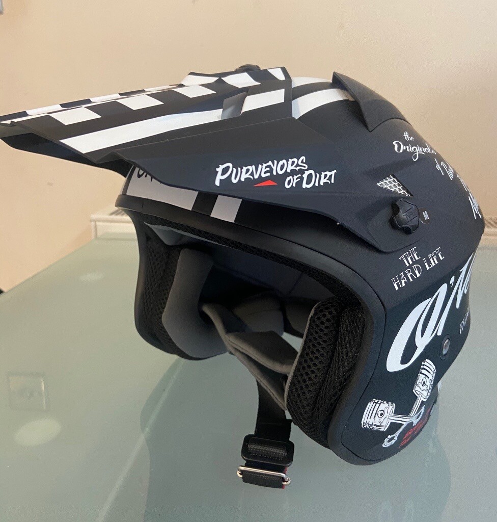 trials crash helmets