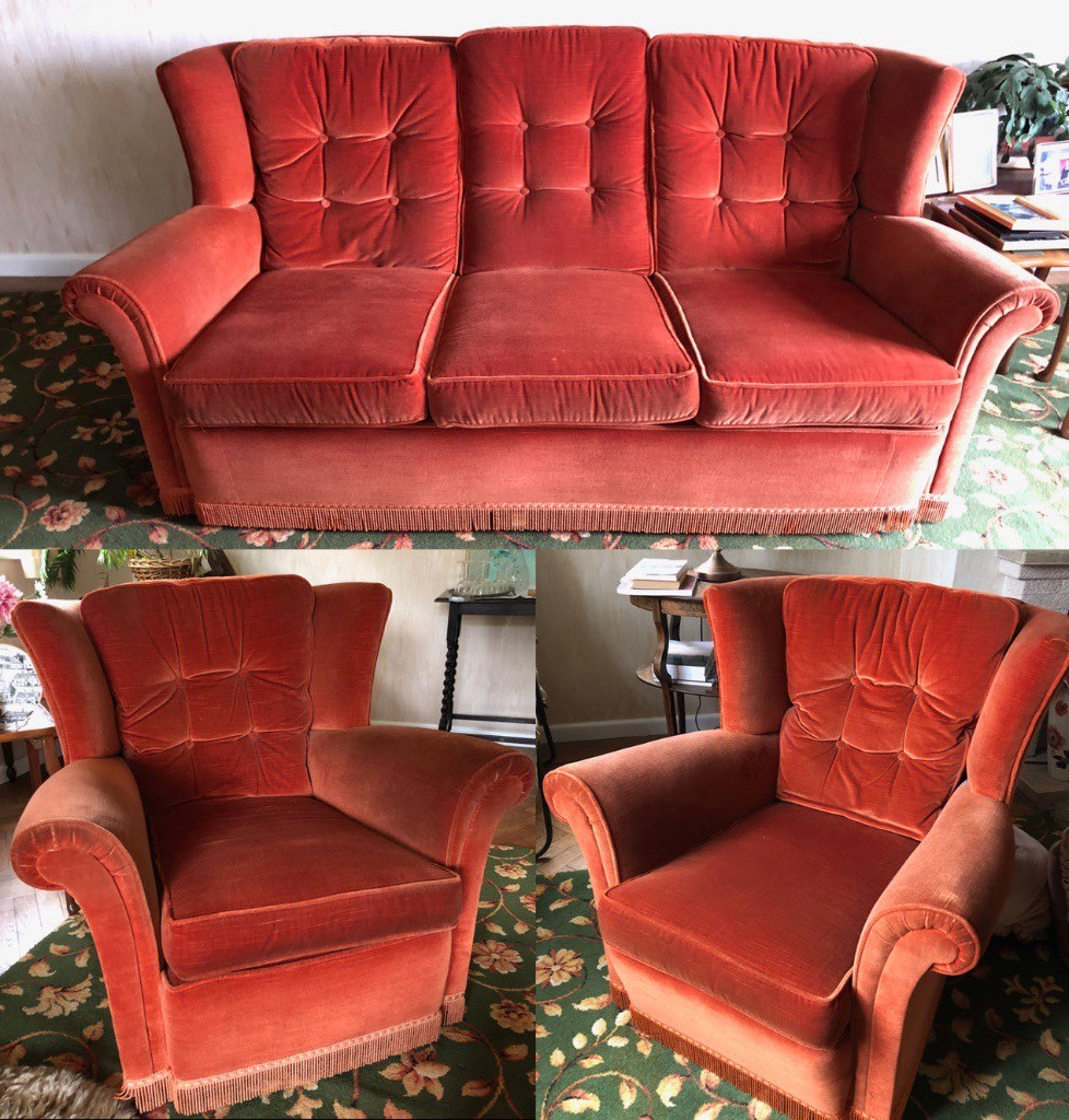 Sofa and 2 chairs Retro 60s/70s in Liss, Hampshire Gumtree