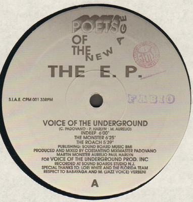 Voice Of The Underground・Votu 8 Trax Ep Voice Of The Underground・Votu 8 Trax Ep Underground