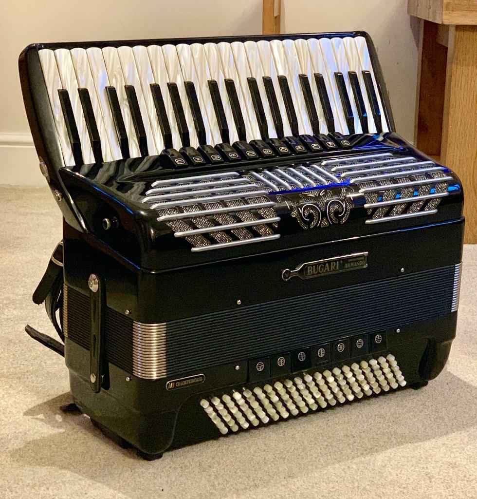 Bugari Armando Accordion, Champion Cassotto 41/120 in Gloucester