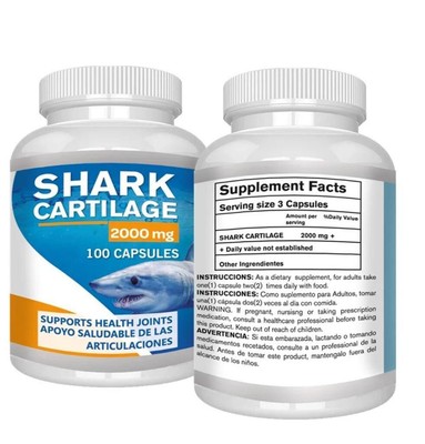 SHARK CARTILAGE, artritis Arthritis CARTILAGO,dolor Repair Joint support