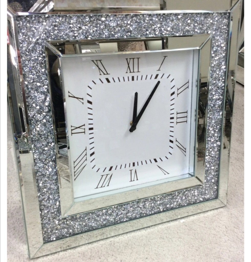 Crushed diamond wall clock brand new in box in Bristol Gumtree