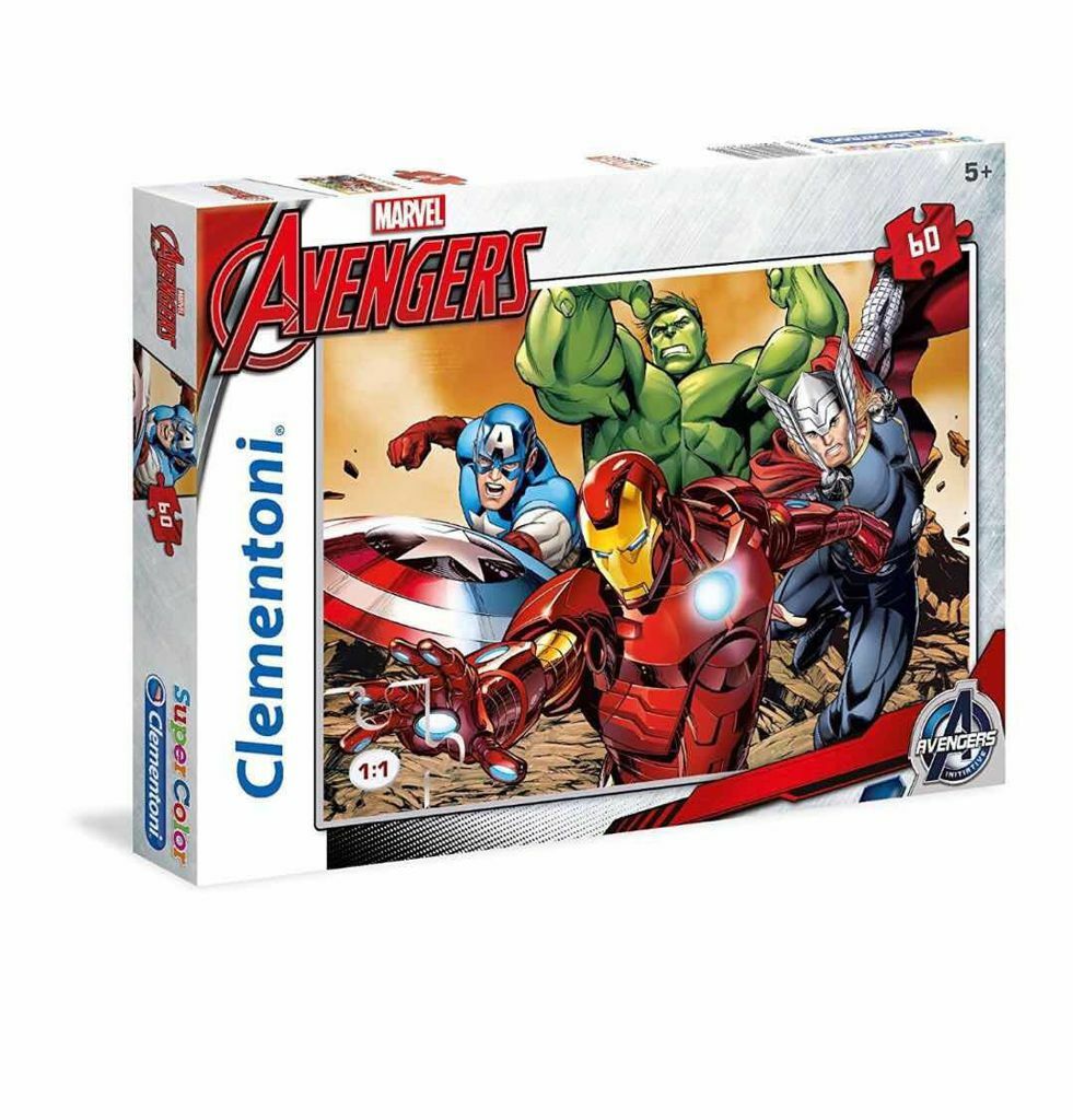 Puzzle Avengers Marvel 60 Pezzi Gioco Bambino Clementoni sar