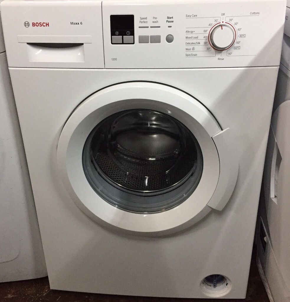 86 Bosch WAB24161 6kg 1200Spin White A+Rated LCD Washing Machine 1YEAR