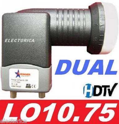 DUAL STANDARD LINEAR SATELLITE LNB FTA 10750 FREE AIR HD CHINESE ARABIC PERSIAN 