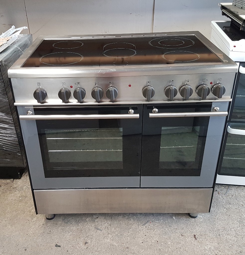 6 MONTHS WARRANTY Kenwood 90cm wide, stainless steel electric cooker