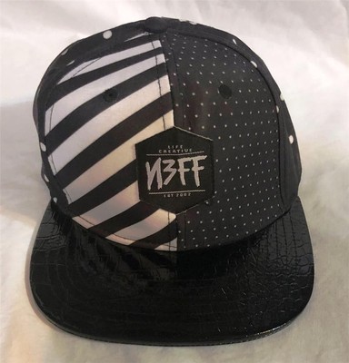 NEFF ''LIFE CREATIVE'' EST. 2002 BREATHABLE SNAP BACK BALL HAT CAP ~ NEW
