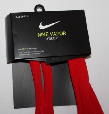 Nike Vapor Stirrup BASEBALL Socks ADULT Unisex Red White Team Red Dri-Fit *5M