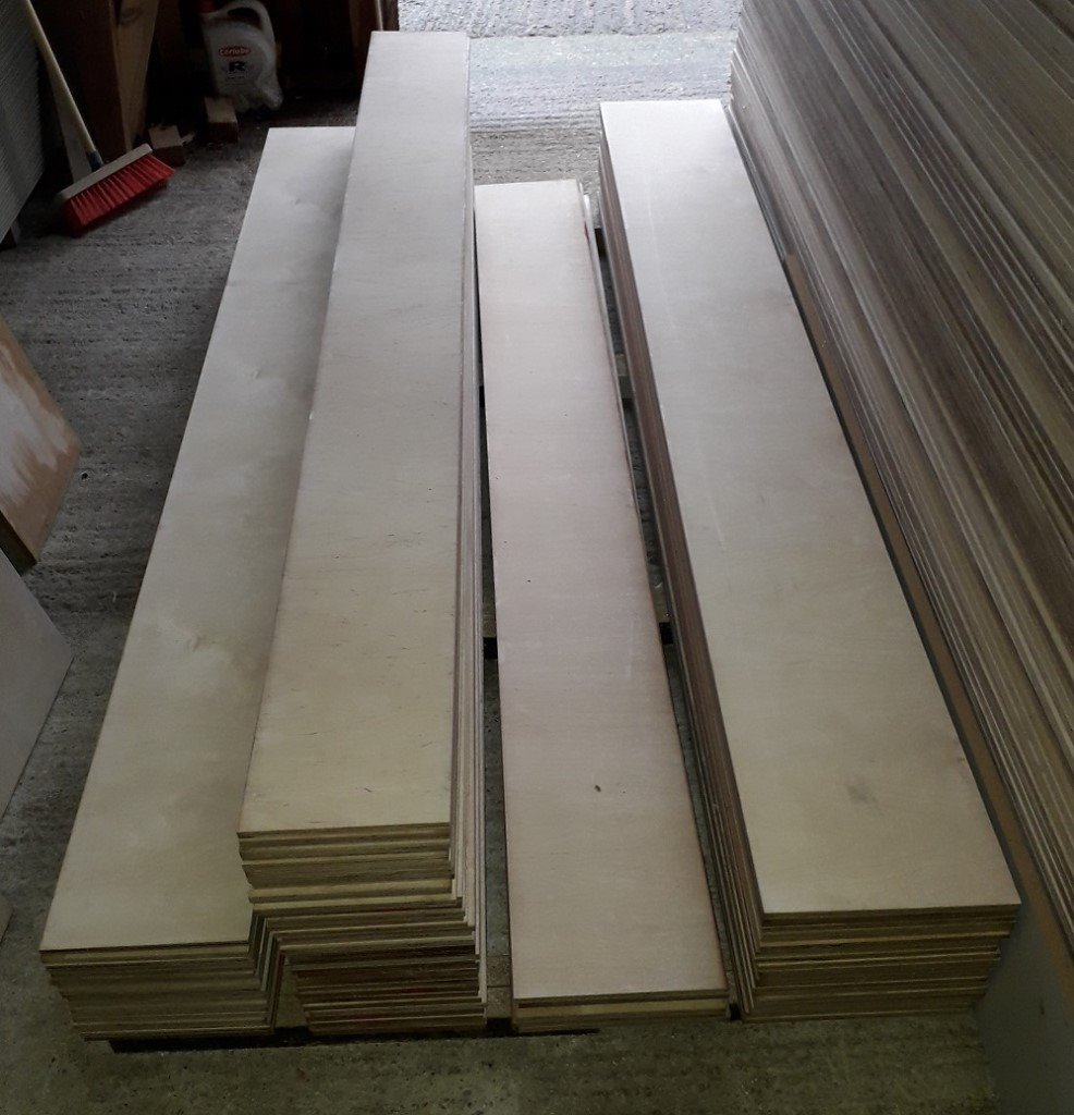 77 Piece Bundle of NEW 10mm Birch Plywood in Stonehouse