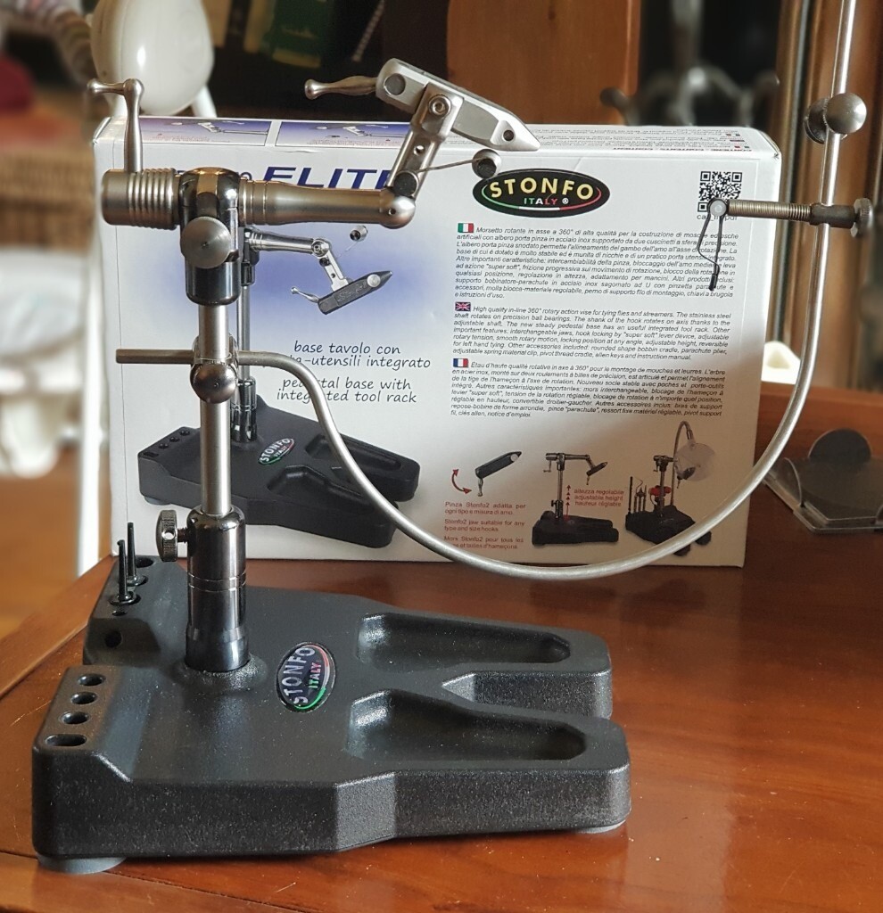 Stonfo Elite 653 Fly Tying Vice (High quality inline 360 degree