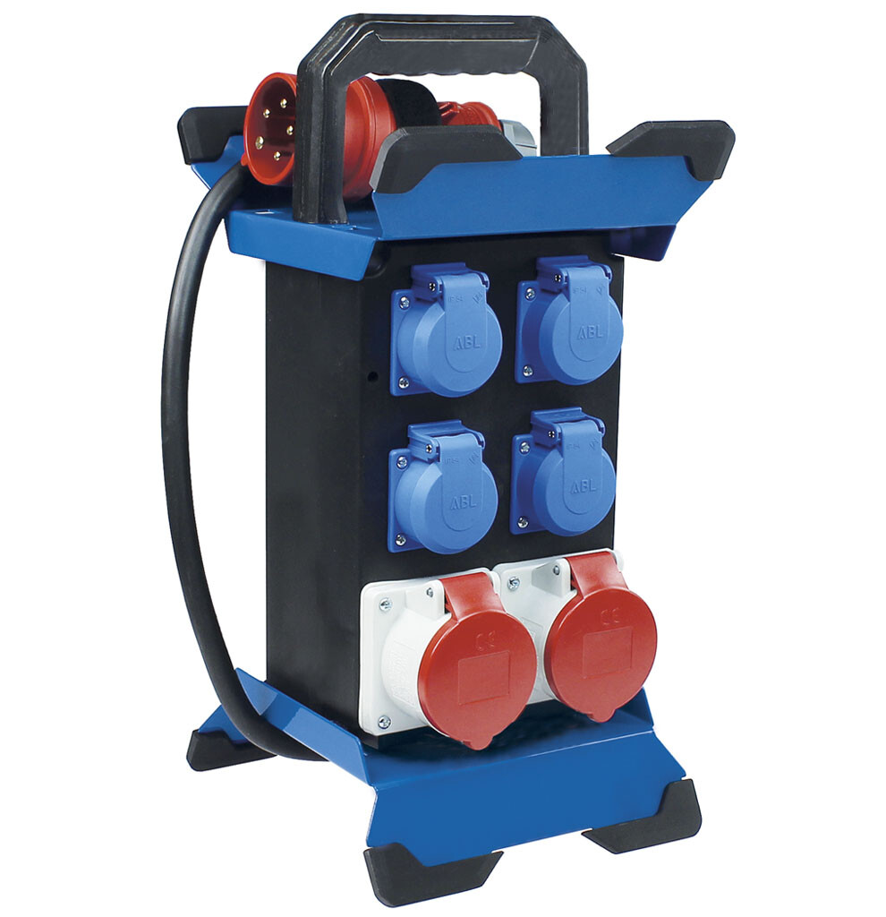 CEE Stromverteiler Stecky 11 Baustromverteiler 400V / 16A IP44  as-Schwabe 60960