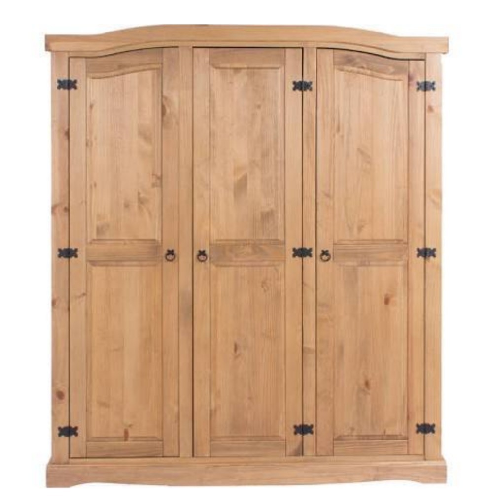 Mexican pine triple wardrobe in Exeter, Devon Gumtree