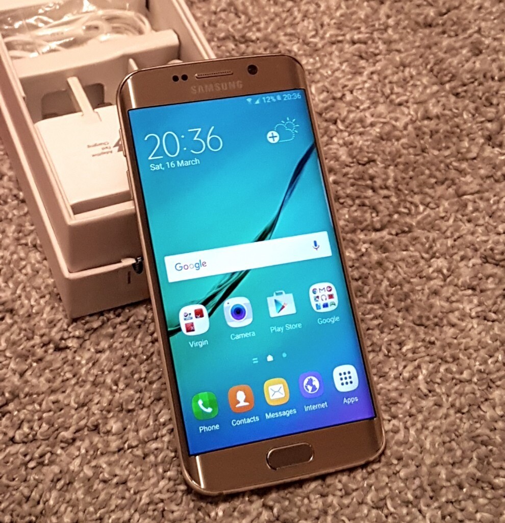 Samsung Galaxy S6 Edge Gold 32GB, unlocked in excellent condition. in