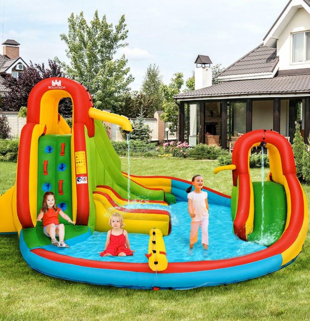 Inflatable Kids Bouncy Castle Water Slide Play House Bounce Water Park Jumping | in Windsor