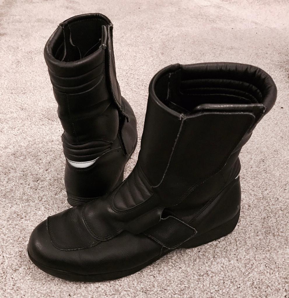 Hein Gericke Motorbike Boots Waterproof Motorcycle Leather Size UK 9