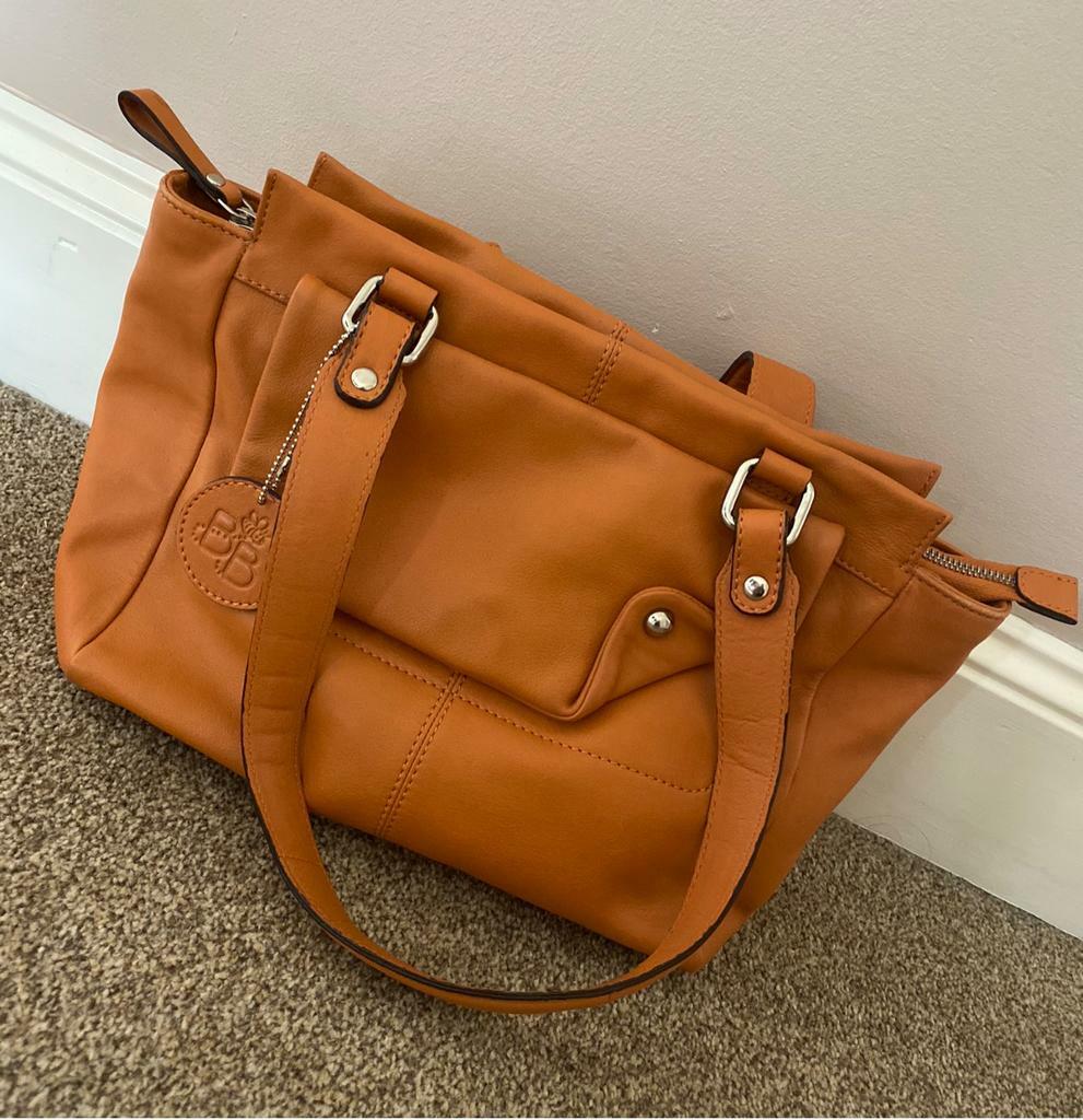 Light brown leather bag in Verwood, Dorset Gumtree