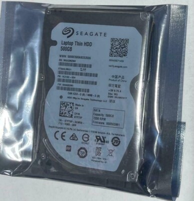 Seagate ST500LM021-1KJ152 500GB SATA 2.5'' Laptop Thin Hard Drive HDD