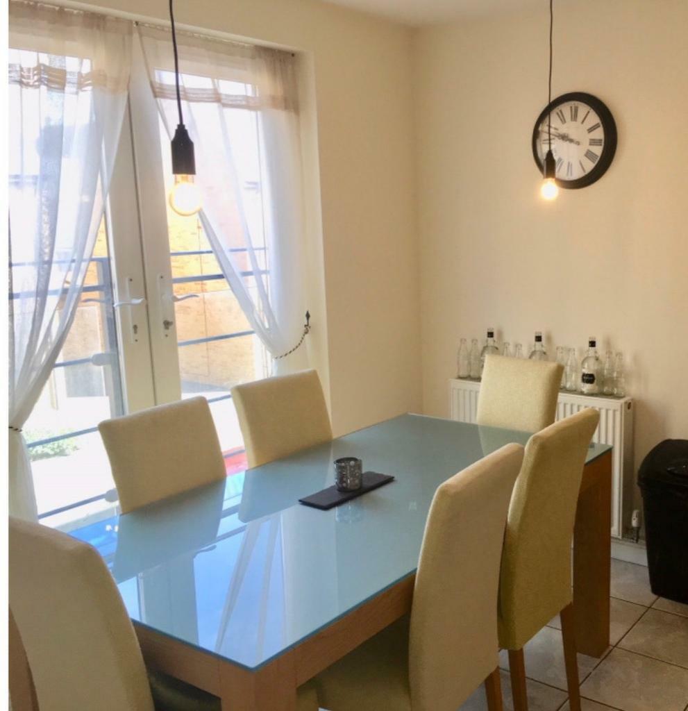 Six lime green dining chairs | in Cricklade, Wiltshire | Gumtree