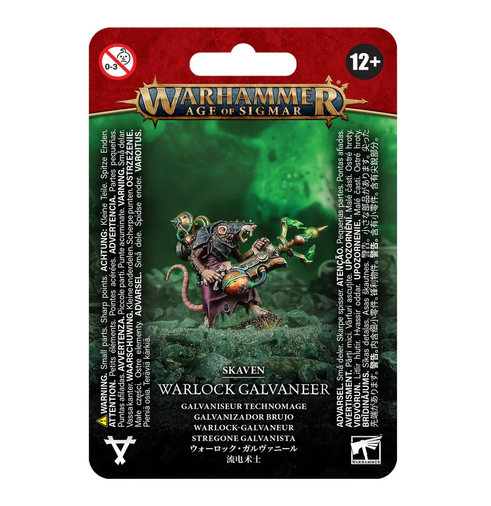 Скавен: Чернокнижник Гальванир - Warhammer Age of Sigmar - Совершенно новый! 90-51С