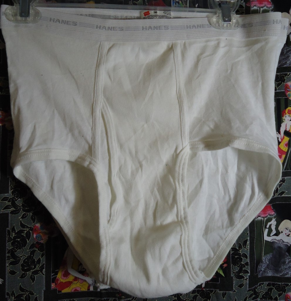 NOS Vtg Hanes Tighty White 38 100% Cotton Briefs Oldstock Unworn Oldschool