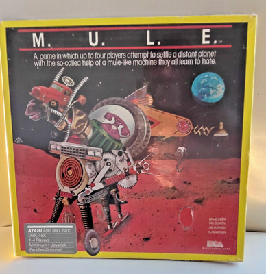 M.U.L.E. ; Atari 800; Diskette; 48K