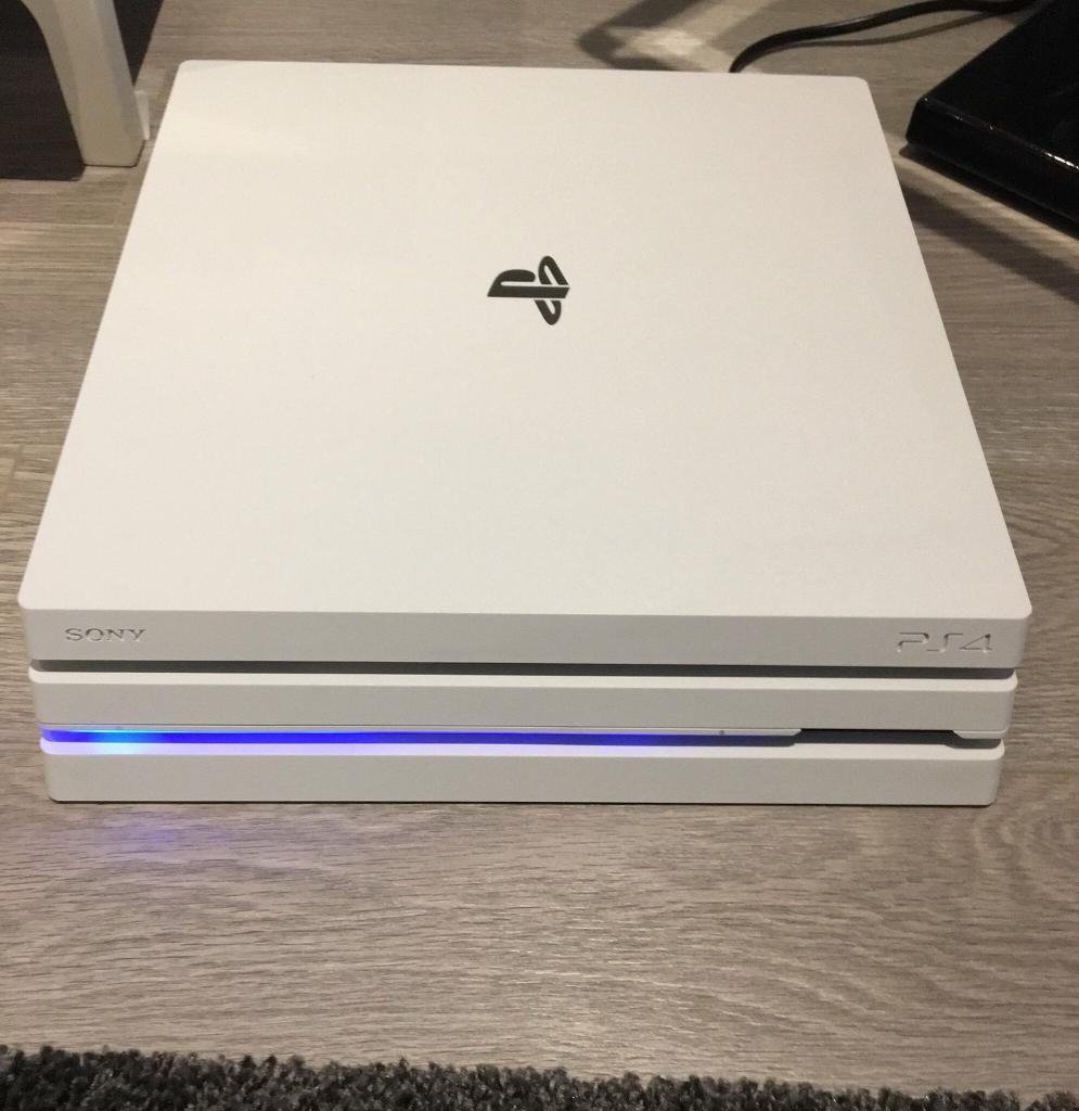 White PS4 Pro (Limited Edition) | in Mayfield, Midlothian | Gumtree