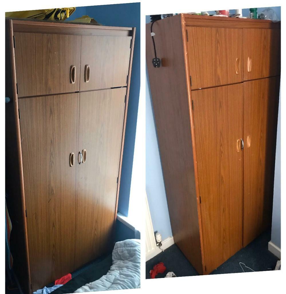 2 Wooden Wardrobes Drawers Cabinet In Riverside Cardiff Gumtree