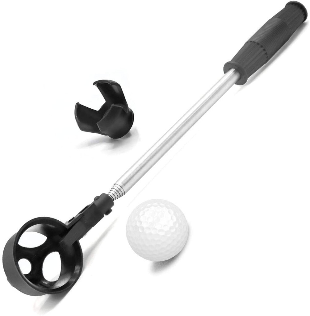 NEW Golf Ball Retriever, Stainless Telescopic Golf Ball Retriever for