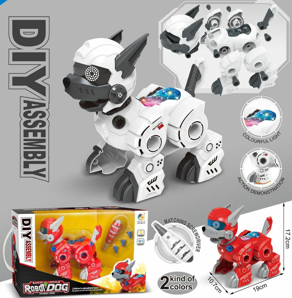 Cane Robot Con Luci E Suoni Giocattolo Gioco Bambini sar
