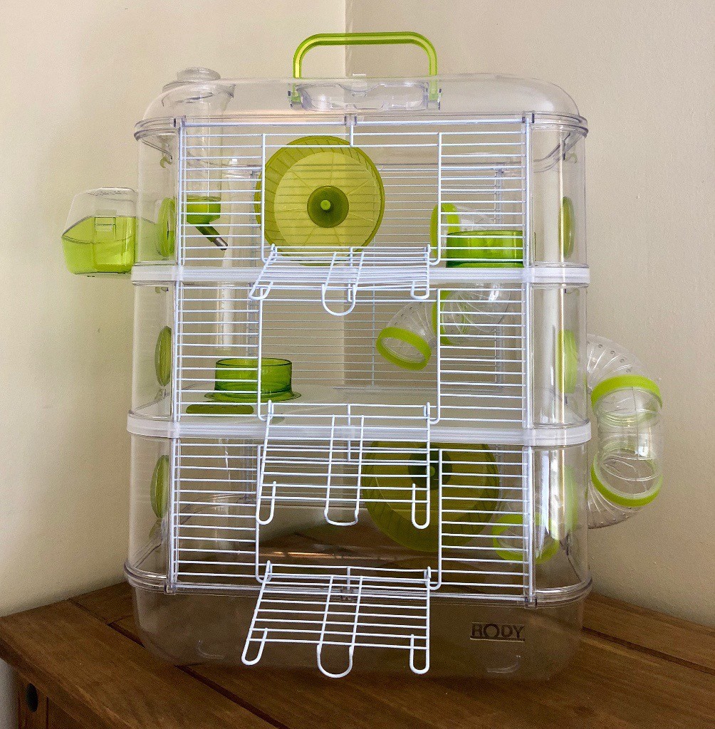 Zolux Trio Rody Small Animal Hamster/Mice Cage *LIKE NEW* in Malone