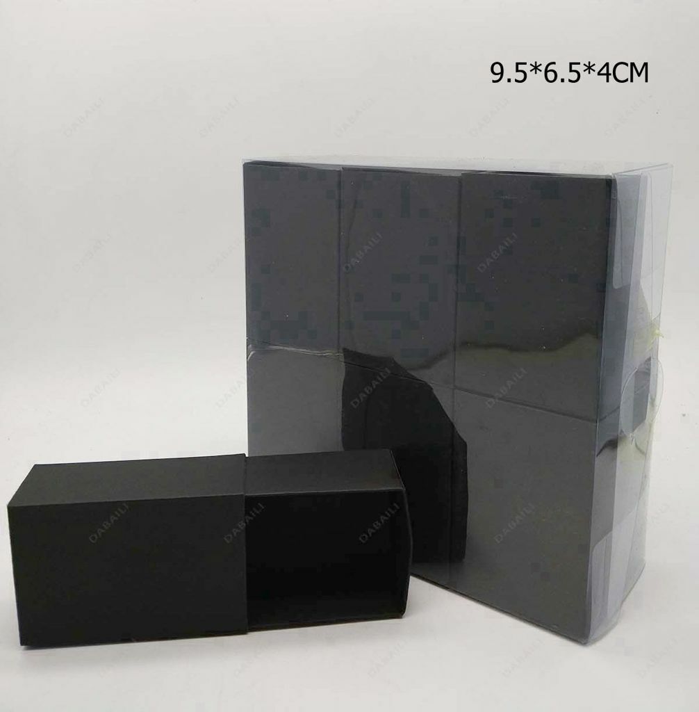 Set 12 Pezzi Scatola Regalo Astuccio Box 9.6x6.5x4cm Nero bal