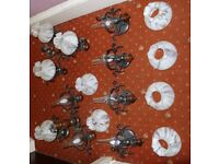 Vintage ceiling & wall lights chandeliers wood & metal